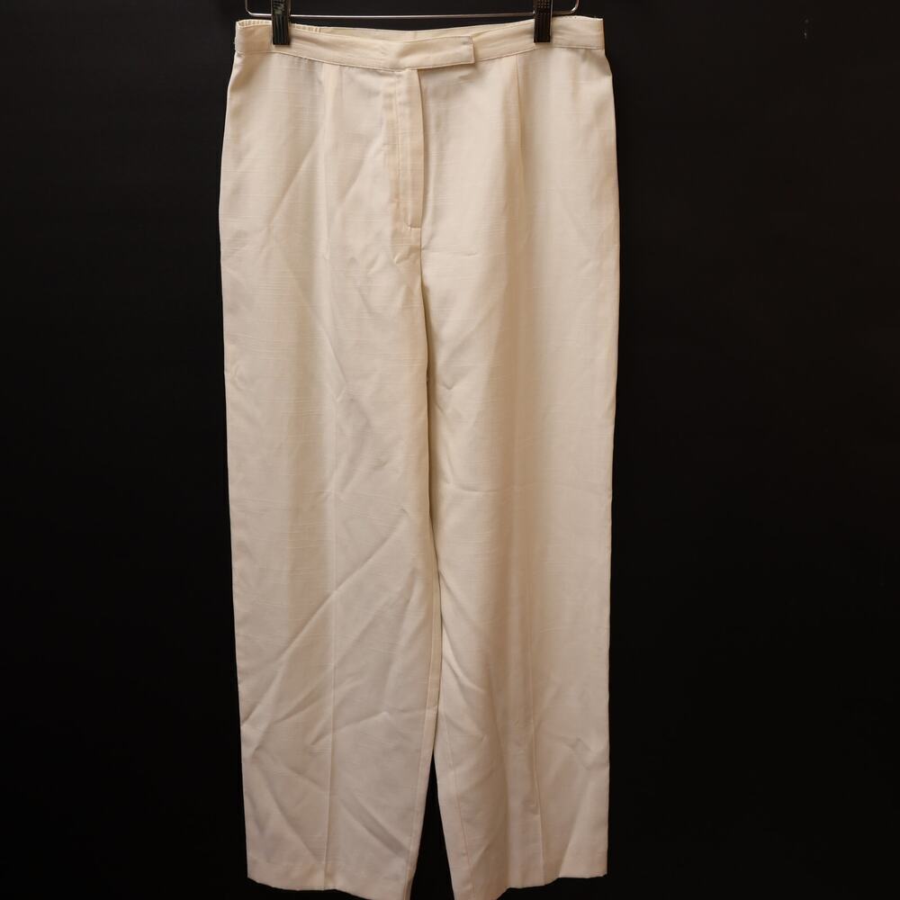 Norton McNaughton Cream Pants Polyester Size 10P Women